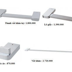 Bộ phụ kiện phòng tắm cao cấp TOTO REI-S