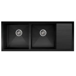 Chậu rửa bát 2 hố Inox304 màu đen Pona PNI2-1145