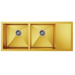 Chậu rửa bát 2 hố Inox304 màu vàng Pona PNI3-1145