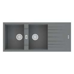 Chậu rửa bát 2 hố bằng đá Granite Pona TOE1-D200