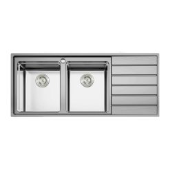 Chậu rửa bát 2 hố KONOX Premium KS11650 2B