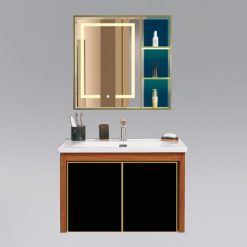 Bộ tủ chậu QB Cabinet QG8002-QC280HT-QT001