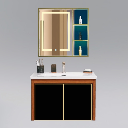 Bộ tủ chậu QB Cabinet QG8002-QC280HT-QT001