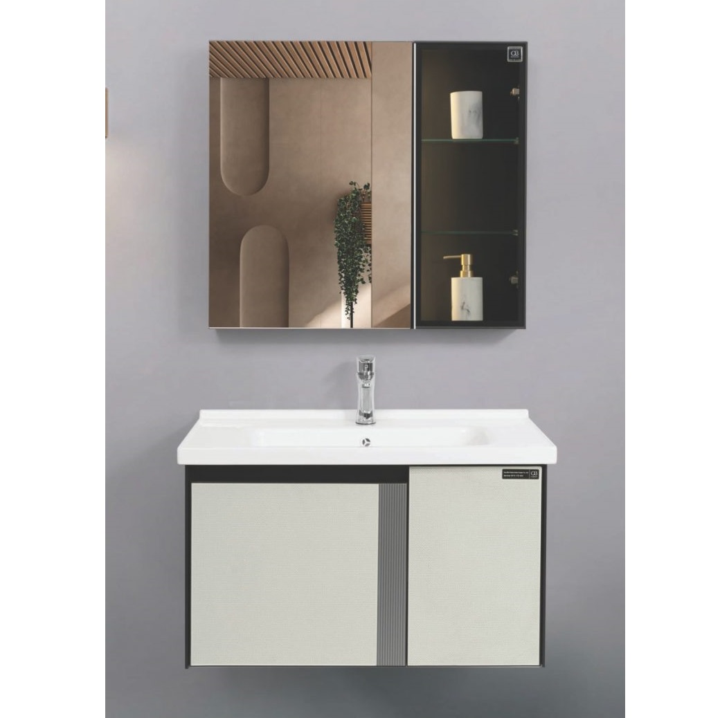 Bộ tủ chậu QB Cabinet QG8014-QC480-QT004
