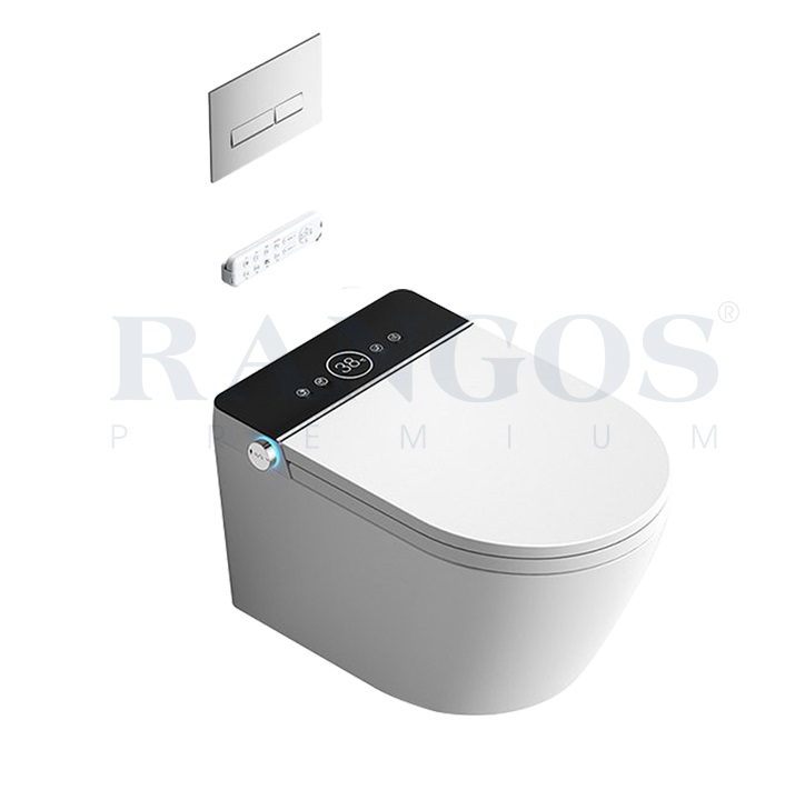 Bồn cầu treo tường thông minh tự động Rangos RG-AFW8001