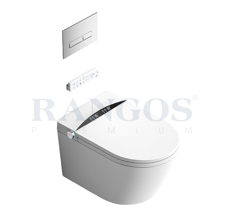 Bồn cầu treo tường thông minh tự động Rangos RG-AFW8003