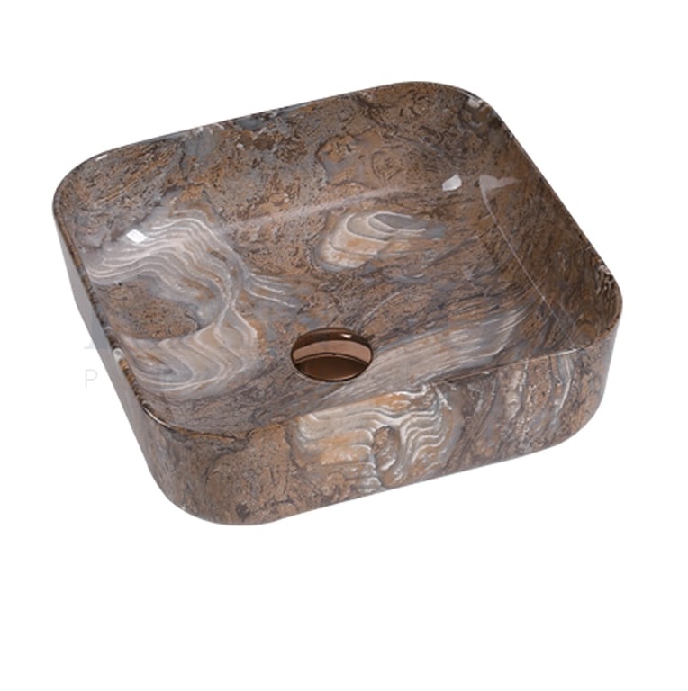 Chậu rửa lavabo đặt bàn đá Rangos RG-DE8007