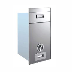 Thùng gạo mặt gương nút xoay Grob RB-300B-W