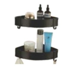 Kệ góc 2 tầng màu đen Royal Join RA-225