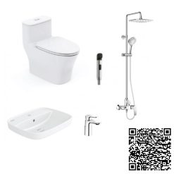 Combo Thiết bị vệ sinh American S1 WP1880-VF0420-WF1701-WFTS28B-WF1772