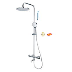 Sen cây tắm đứng ổn nhiệt Caesar S1038S