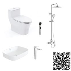 Combo Thiết bị vệ sinh American S4 WP1880-WP0628-WF1702-WFTS28B-WF1772