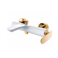 Sen tắm nóng lạnh màu trắng mạ vàng Samwon GMFB-779