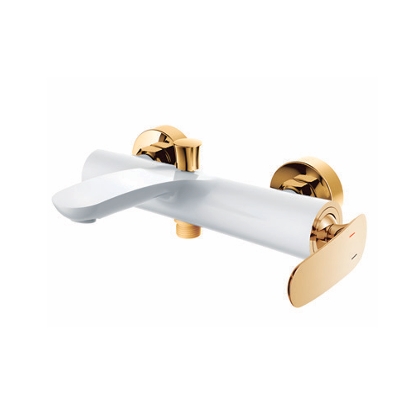 Sen tắm nóng lạnh màu trắng mạ vàng Samwon GMFB-779