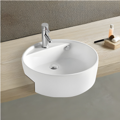 Chậu rửa mặt lavabo bán âm HANJIN HJ-6233