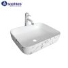 Chậu rửa mặt lavabo vân đá trắng đen Saphias TS-8008A