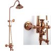 Sen cây tắm mạ màu hồng vàng Miken POK-2315