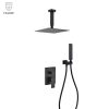 Sen tắm nhiệt độ âm tường màu đen Huge H-STT66B