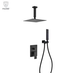 Sen tắm nhiệt độ âm tường màu đen Huge H-STT66B