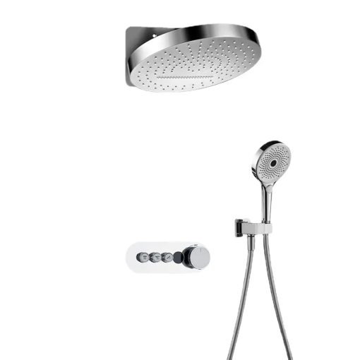 Sen tắm nhiệt độ âm tường mạ Crom Miken HI52980