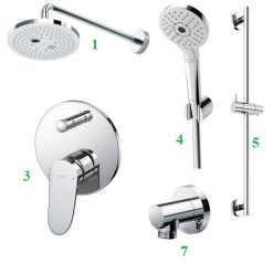 Sen tắm âm tường Toto TBW01004A-TBS04304B-TBW01010A-TBW01016B-TBW01014B