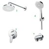 Sen tắm âm tường Toto TBW01004A-TBS04304B-TBW01010A-TBW01014B