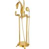 Sen cây đặt sàn bồn tắm mạ màu vàng MK-51069