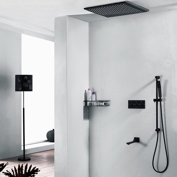 Sen tắm âm tường màu đen HI05024I