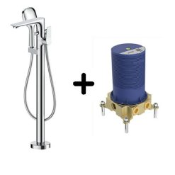 Bộ sen tắm đặt sàn cho bồn tắm JOMOO P38008-684/1B-1
