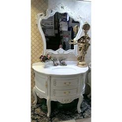 Bộ tủ chậu gỗ sồi Dada SM-81012