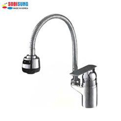 Vòi rửa bát cần mềm nóng lạnh Sobisung YJ-2864