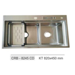 Chậu rửa bát Inox 304 đúc liền khối Soochi 8245 CD