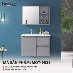 Bộ tủ chậu cao cấp Mowoen T-9538