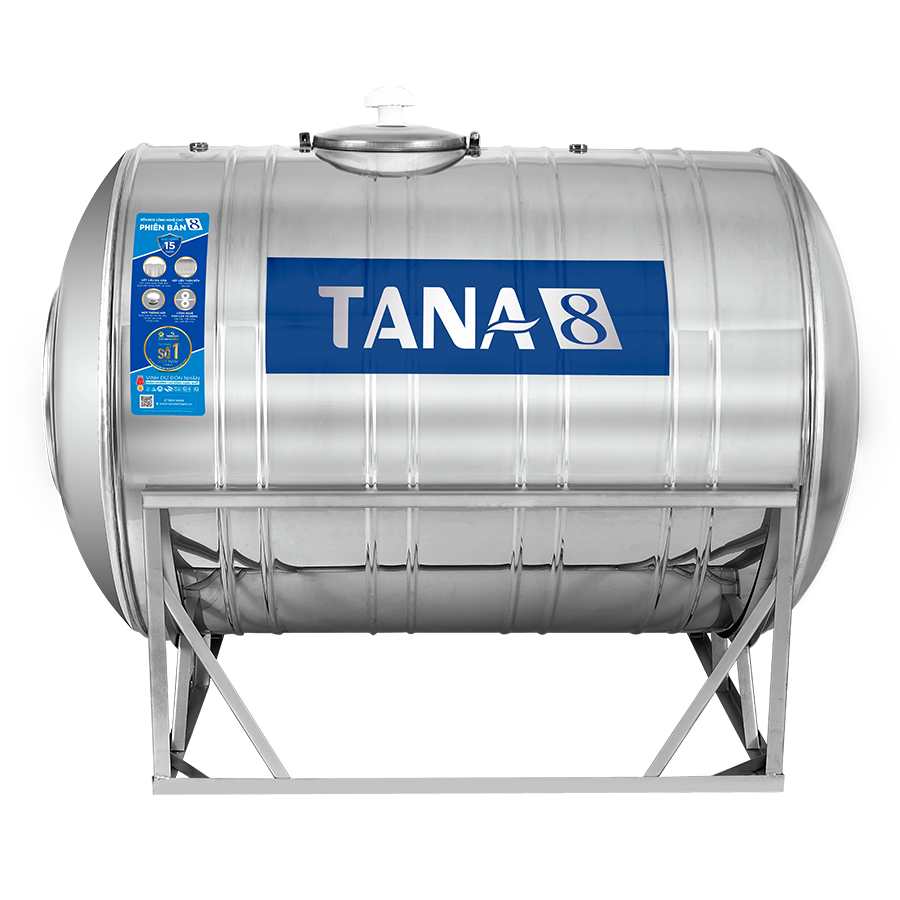 Bồn nước inox ngang Tân Á 8 BI-TA8-6000N