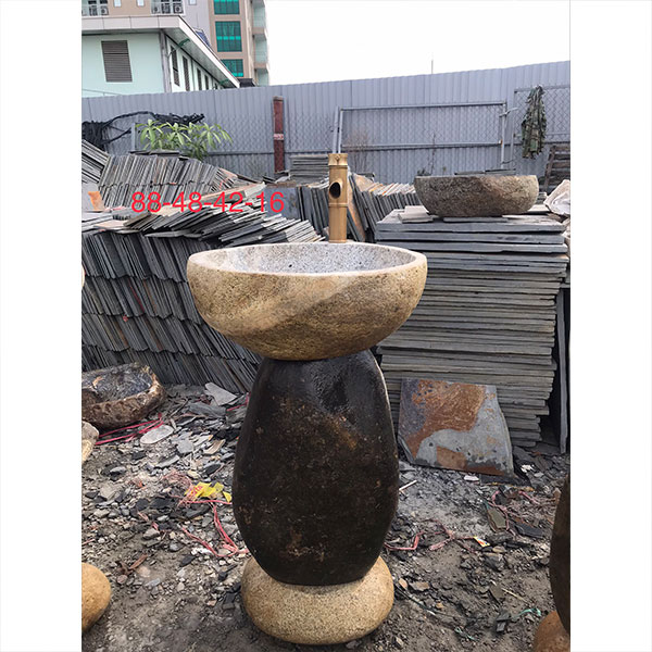 Chậu rửa mặt lavabo đá cuội Tây Bắc TB4842