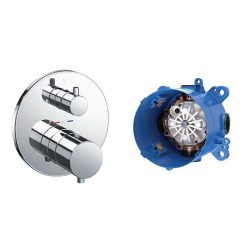 Van điều chỉnh nhiệt độ kèm phụ kiện âm tường Toto TBV01407B/TBN01001B