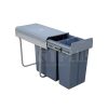 Thùng rác ray trượt 2 ngăn Kit Plus DF.30