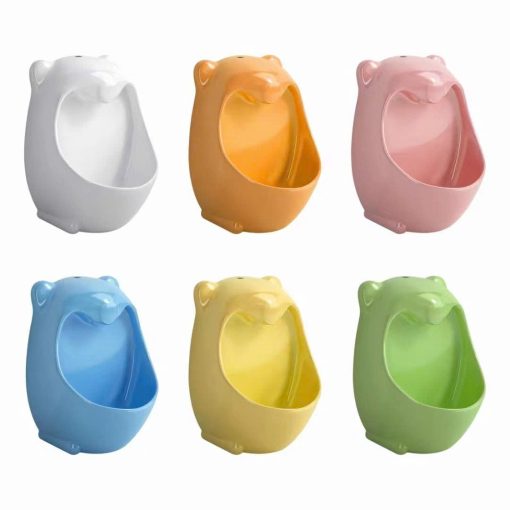 Tiểu nam van xả nhấn trẻ em nhiều màu sắc Miken MKT-908