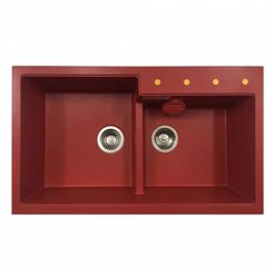 Chậu rửa bát đá nhân tạo Carysil TIP2 Red