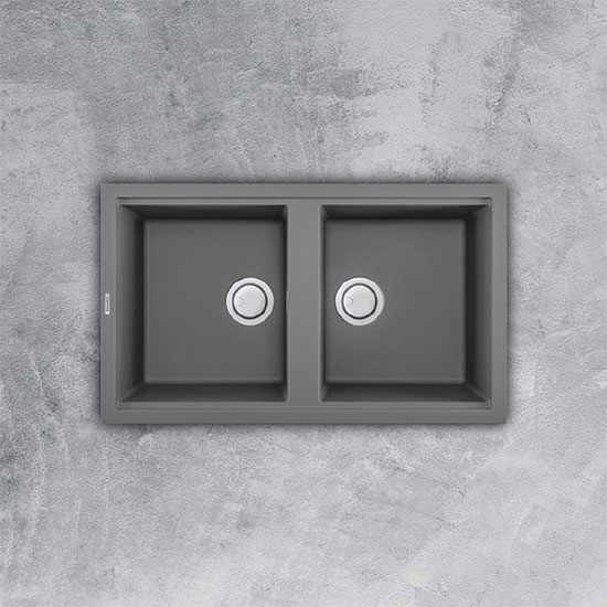 Chậu rửa bát đá Malloca TITANIUM K-45073