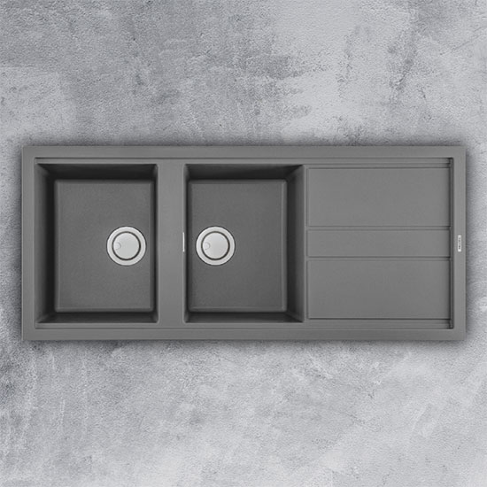 Chậu rửa bát đá Malloca TITANIUM K-50073