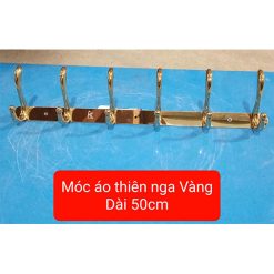 Móc treo quần áo màu vàng 6 móc TN50