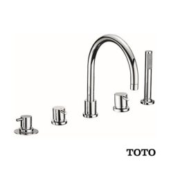 Vòi xả bồn nóng lạnh kèm sen tắm TOTO TX448SESBR