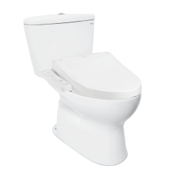 Bồn cầu hai khối kèm nắp rửa điện tử TOTO CS300DW16Y1