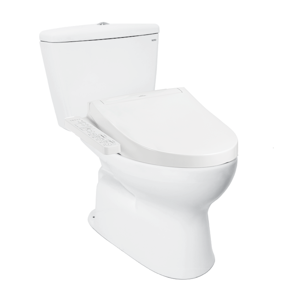 Bồn cầu hai khối kèm nắp rửa điện tử TOTO CS300DW16Y1
