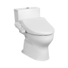 Bồn cầu hai khối kèm nắp rửa điện tử TOTO CS302DW18