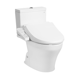 Bồn cầu hai khối kèm nắp rửa điện tử TOTO CS326DW18