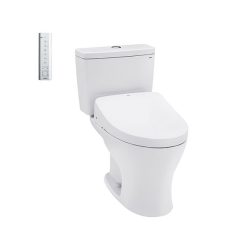 Bồn cầu 2 khối kèm nắp rửa điện tử TOTO CS986GW7