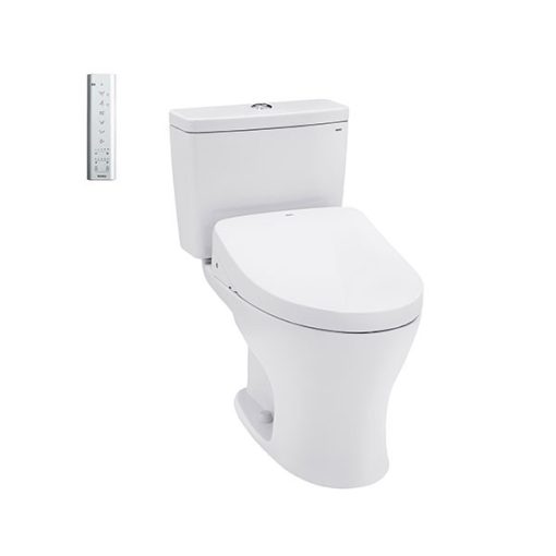 Bồn cầu 2 khối kèm nắp rửa điện tử TOTO CS986GW7