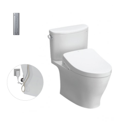 Bồn cầu 1 khối kèm nắp rửa điện tử Toto CS767RW11